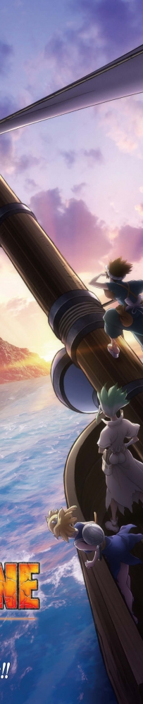 [03.12][转载新闻]TV动画《石纪元》第3期『Dr.STONE NEW WORLD』正式PV公开，4月6日开播